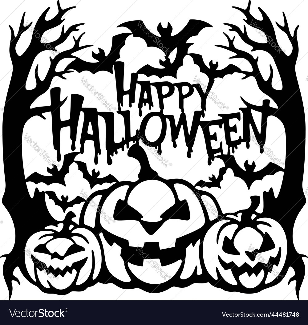 Happy halloween dead cemetery - funny Royalty Free Vector