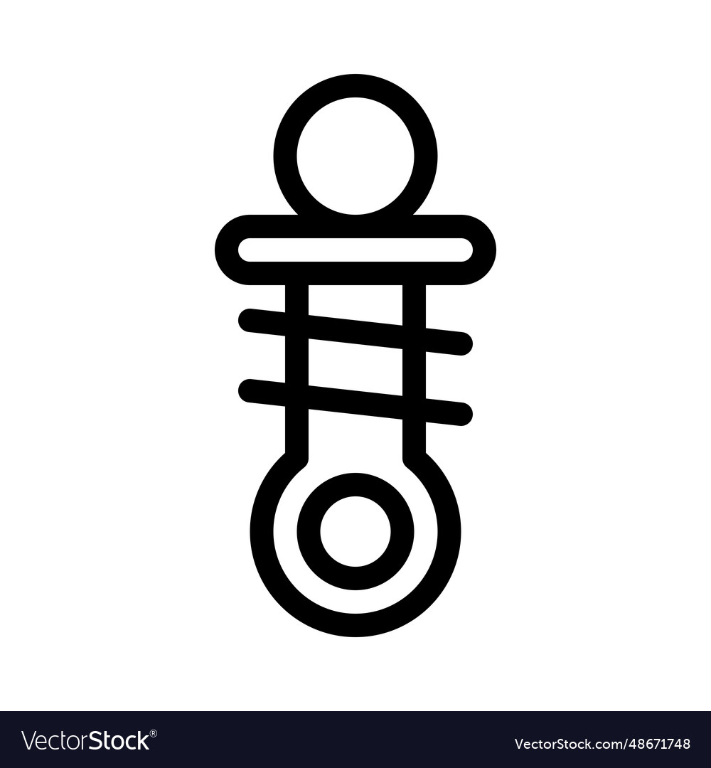 Plug used to create small electric spark Vector Image