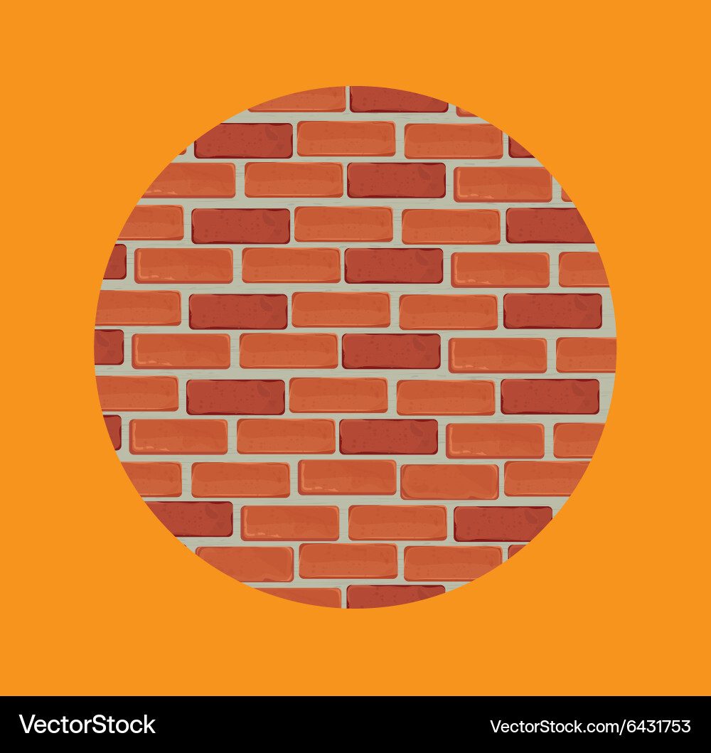 Brick wall design Royalty Free Vector Image - VectorStock