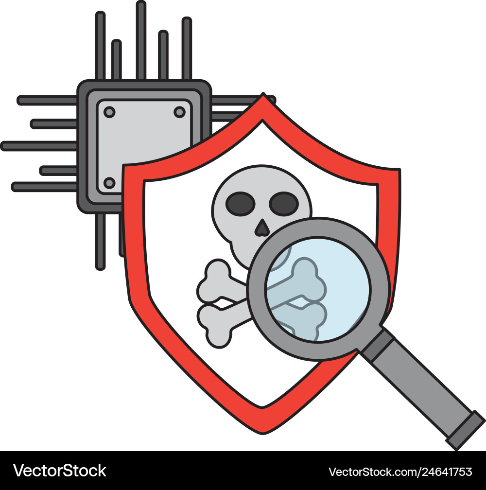 Cyber security data Royalty Free Vector Image - VectorStock