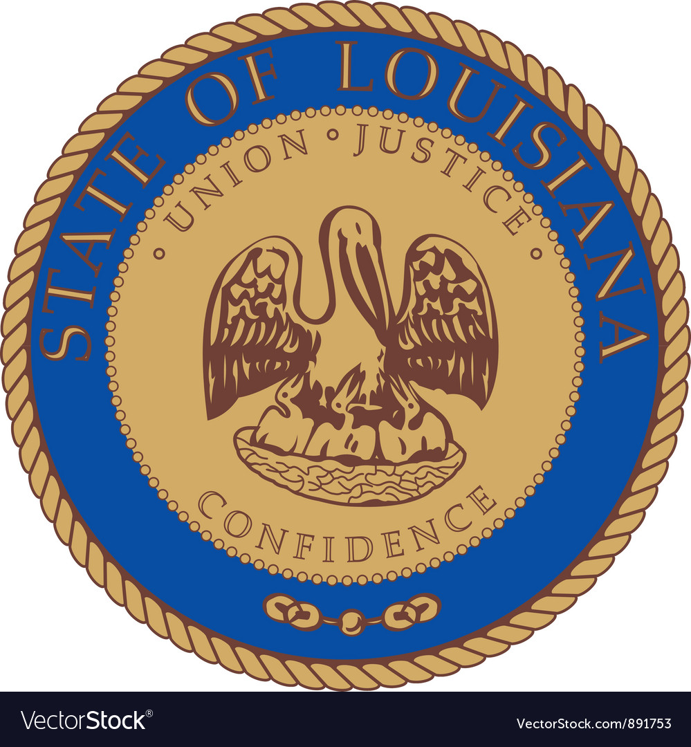 Louisiana Seal Royalty Free Vector Image - Vectorstock