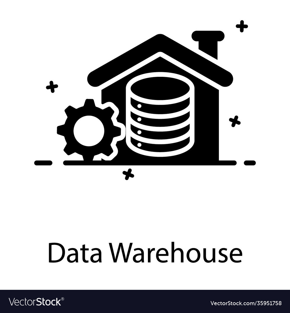 Data warehouse Royalty Free Vector Image - VectorStock