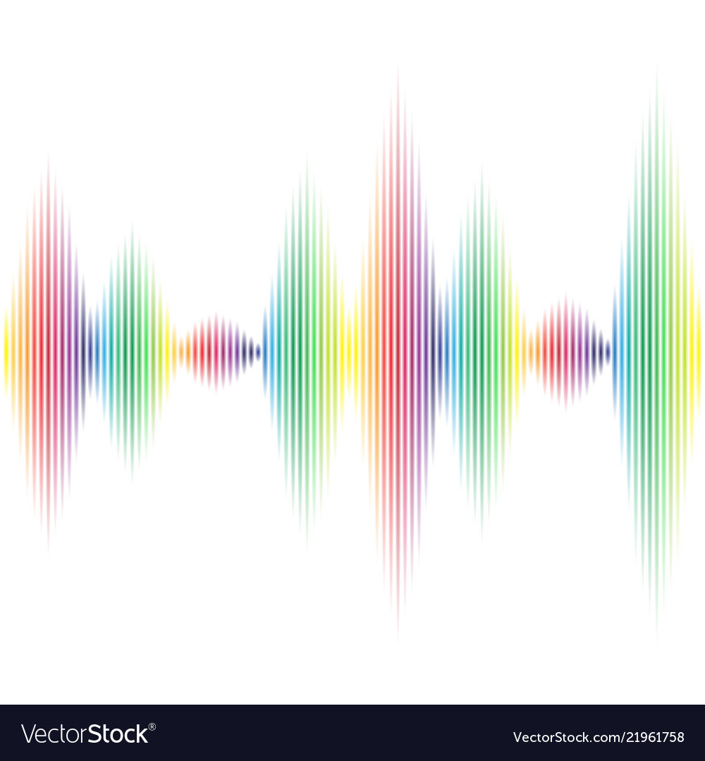 White color voice signal Royalty Free Vector Image