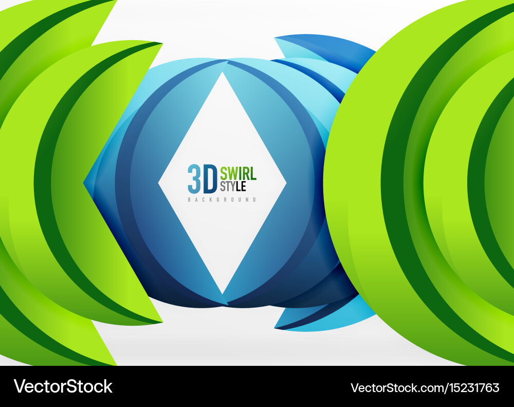 3d wave design Royalty Free Vector Image - VectorStock