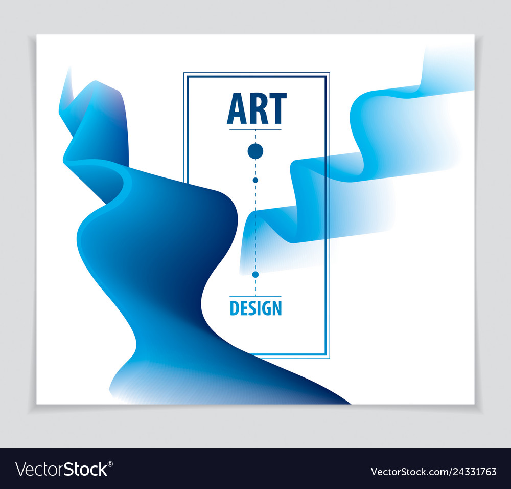 Beautiful shape with colorful gradient abstract Vector Image