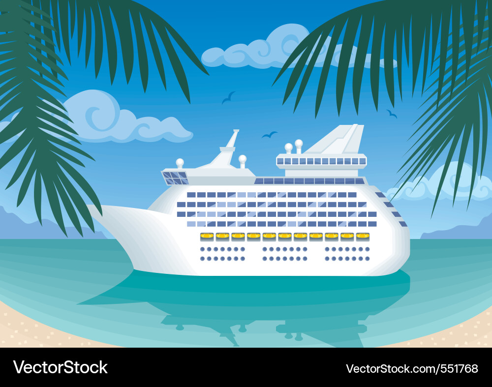 Cruise Royalty Free Vector Image - VectorStock