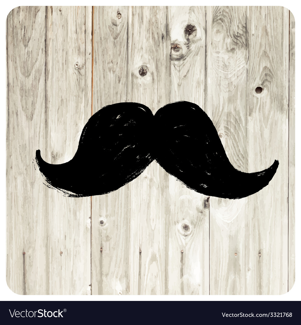 Moustache symbol Royalty Free Vector Image VectorStock