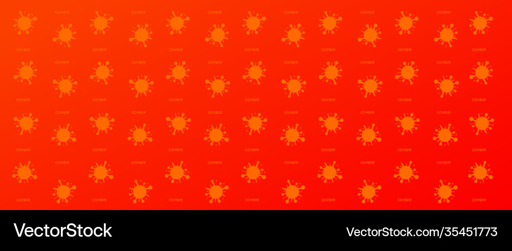 Background with image a coronavirus Royalty Free Vector