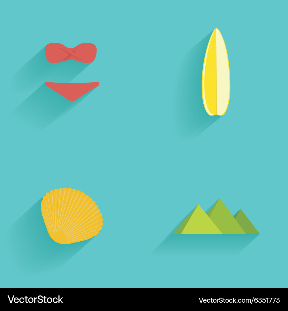 Summer icon Royalty Free Vector Image - VectorStock