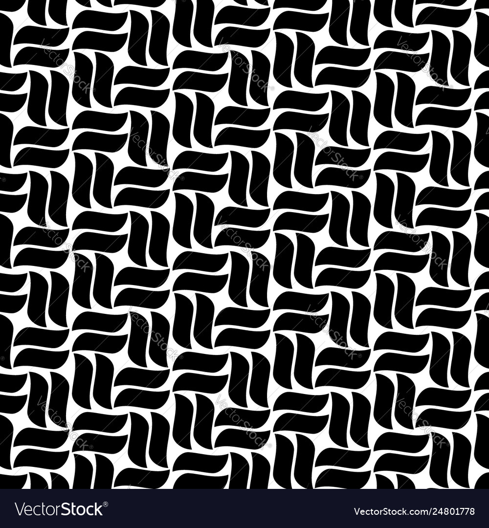 Abstract seamless pattern with curve lines Vector Image