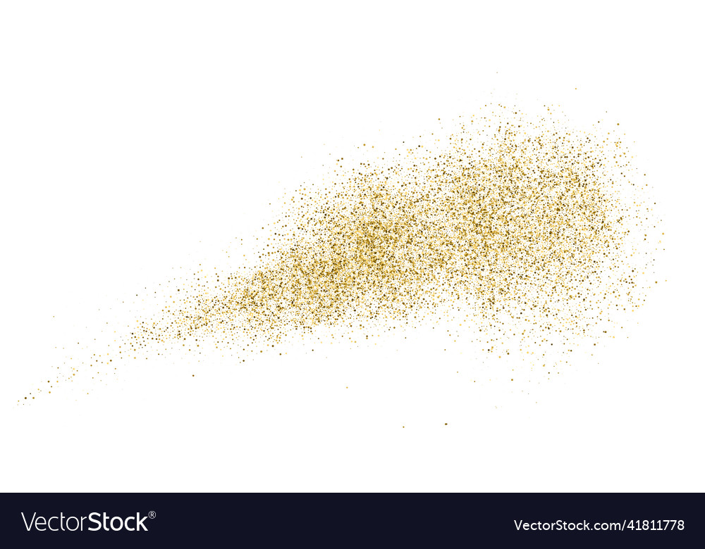 Gold glitter texture Royalty Free Vector Image