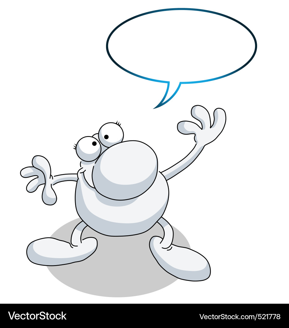 Man speech Royalty Free Vector Image - VectorStock