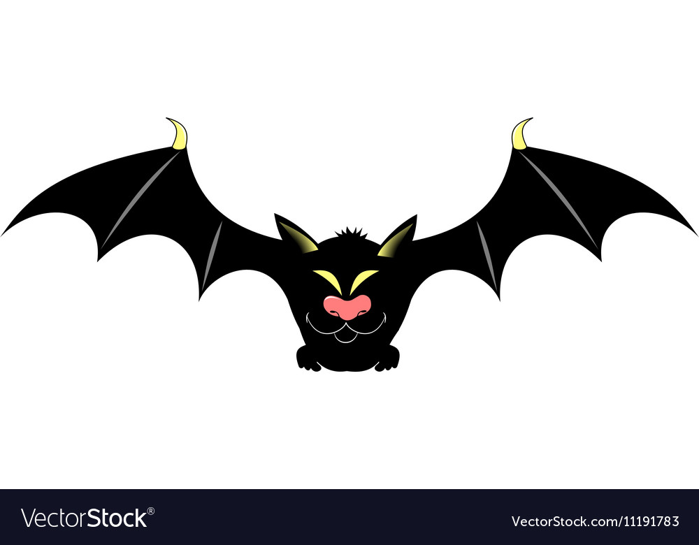 Cartoon bat Royalty Free Vector Image - VectorStock