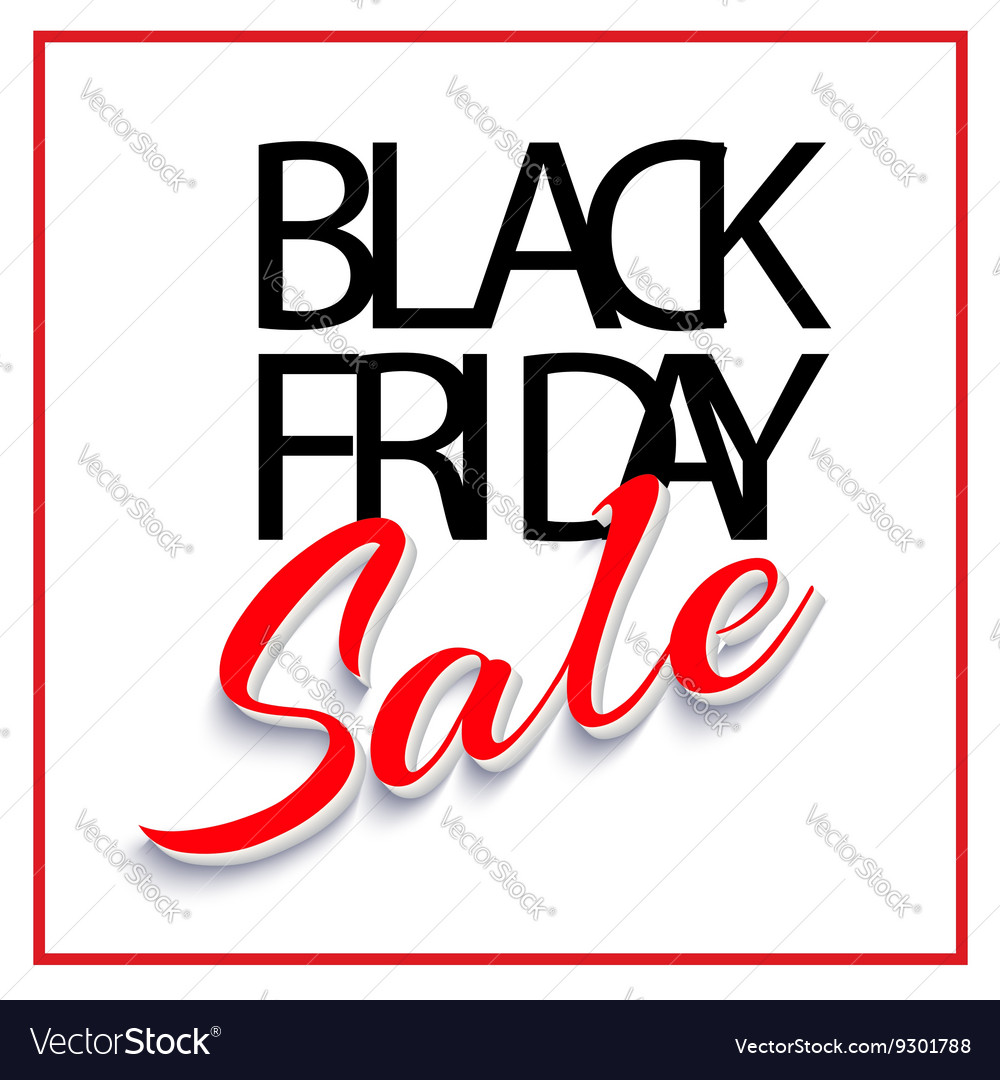 Sale Poster With Frame Royalty Free Vector Image