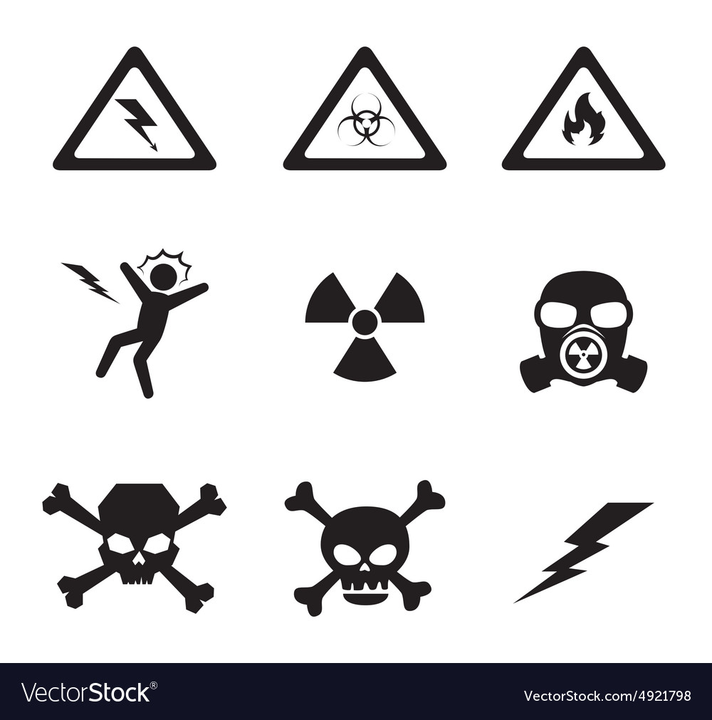 Danger design Royalty Free Vector Image - VectorStock