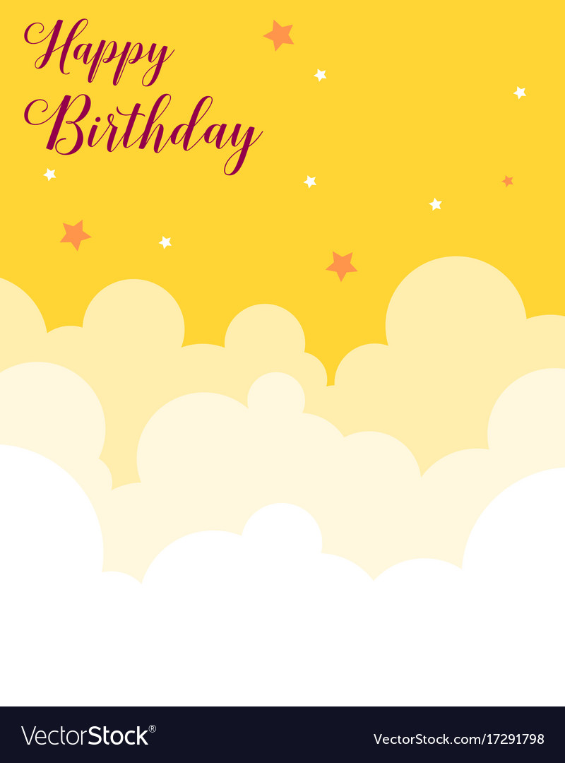 Happy birthday style greeting card Royalty Free Vector Image