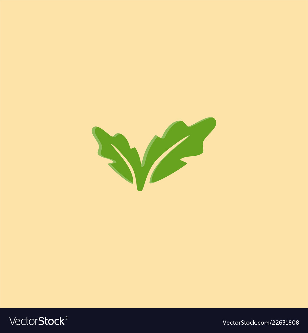 simple leaf logo design