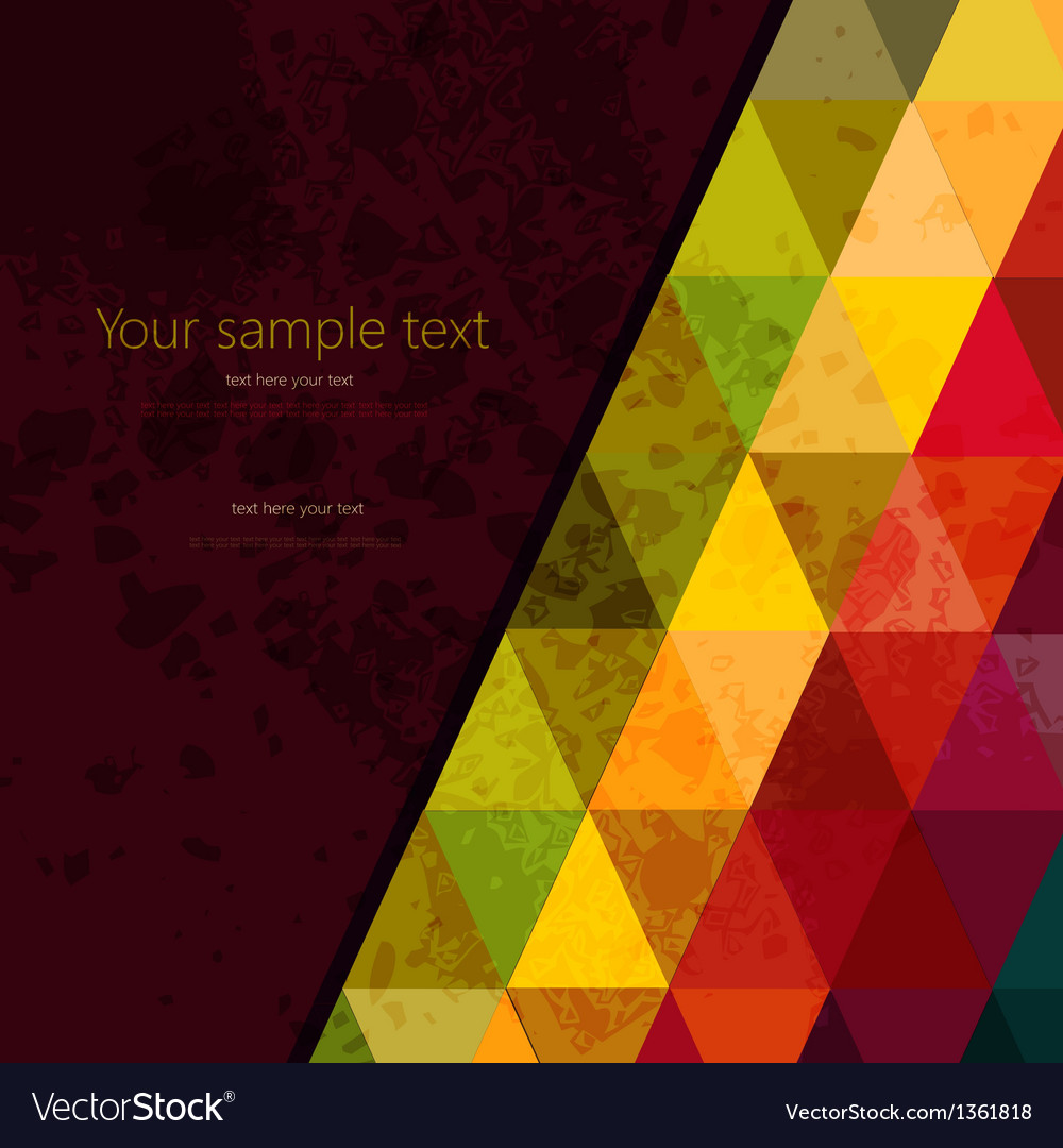 Colorful Abstract Geometric Background With Vector Image