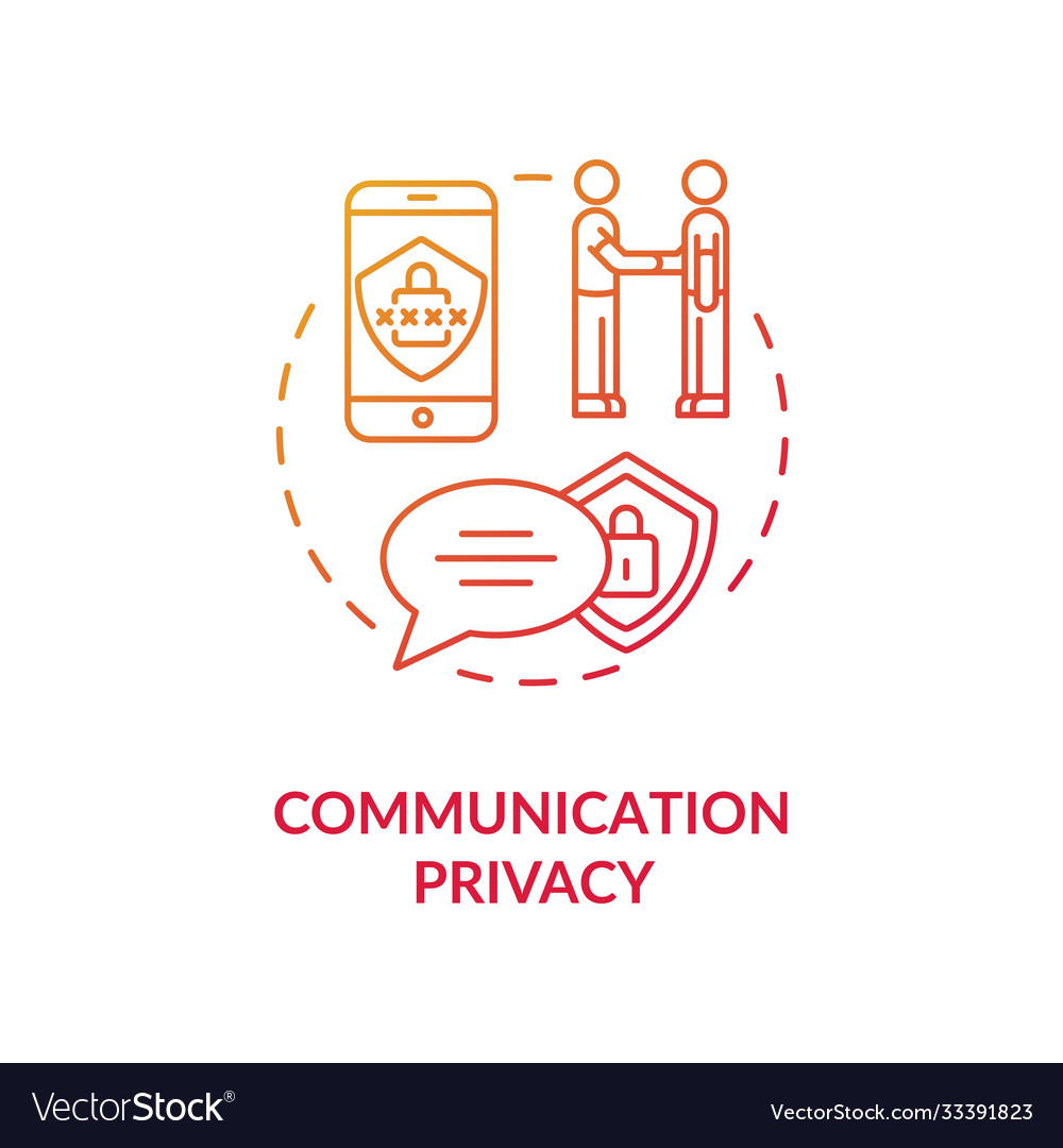 Privacy - Free communications icons