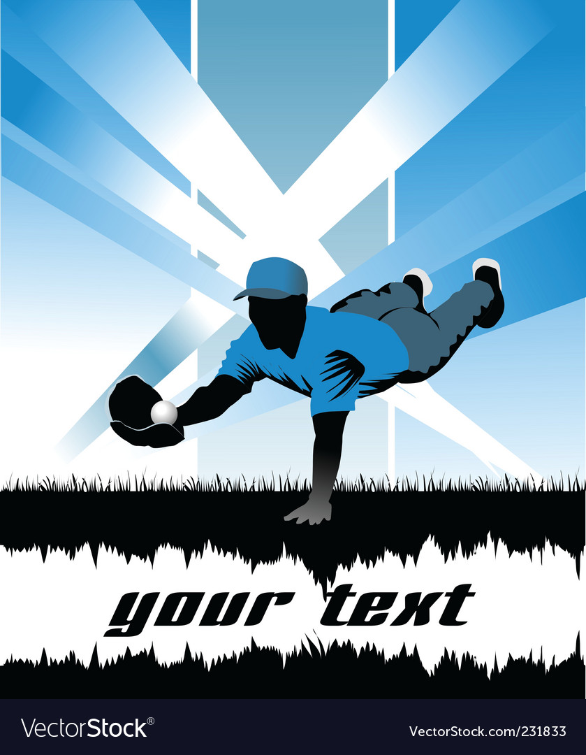 Baseball trap Royalty Free Vector Image VectorStock