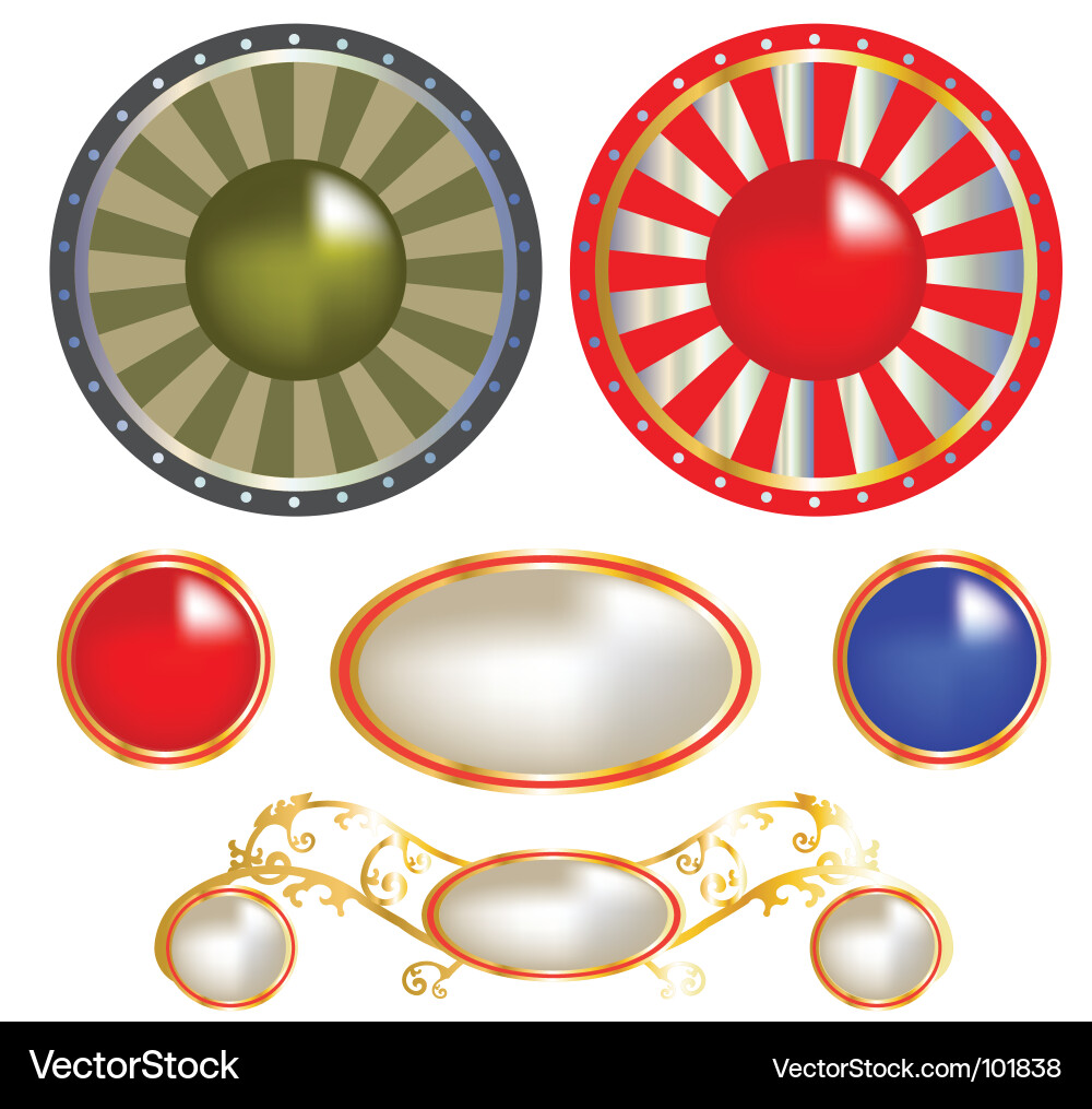 Badges Royalty Free Vector Image - VectorStock