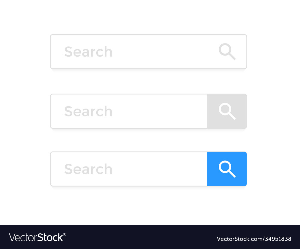 Search bar web page internet browser element