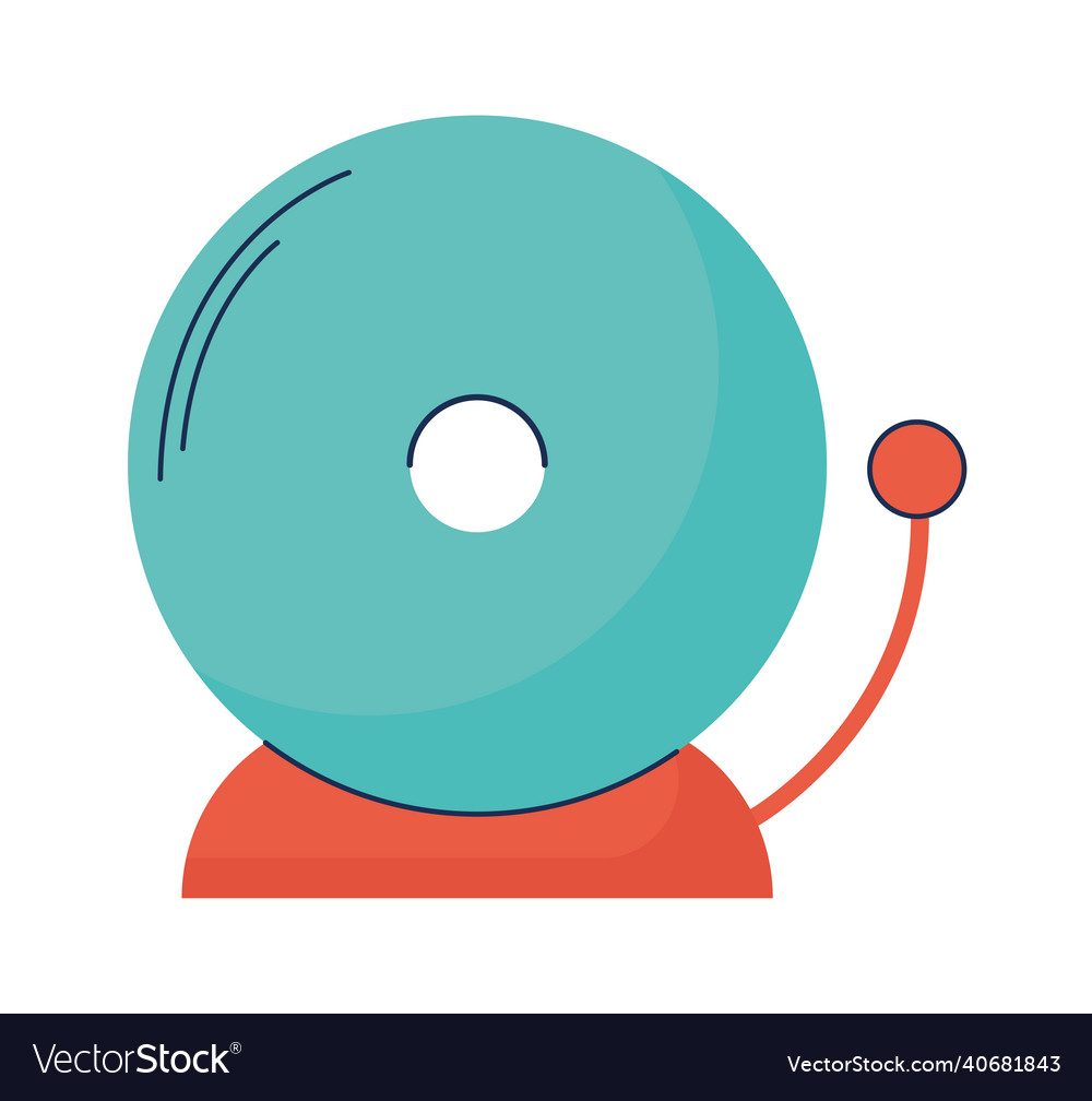 Blue alarm design Royalty Free Vector Image - VectorStock