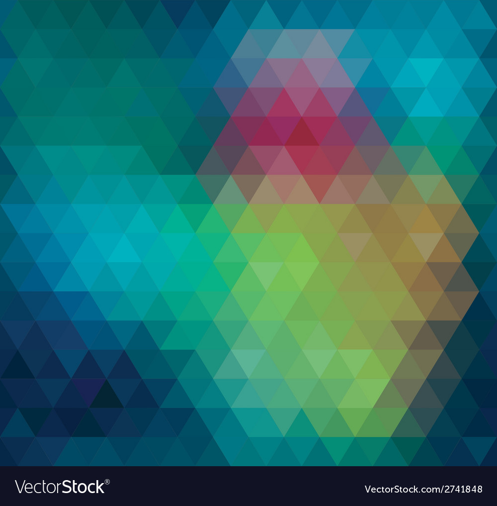 Triangle neon seamless background Royalty Free Vector Image