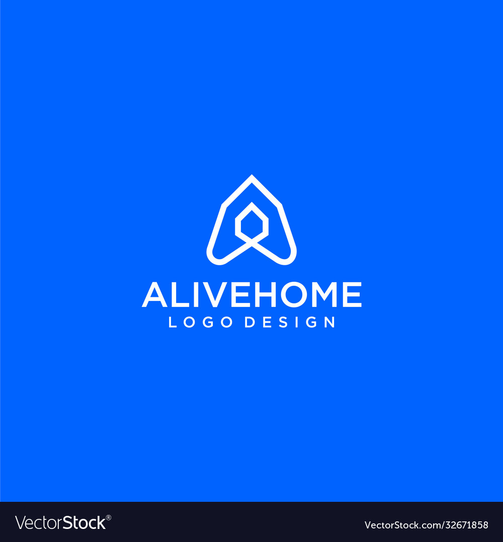 A logo Royalty Free Vector Image - VectorStock