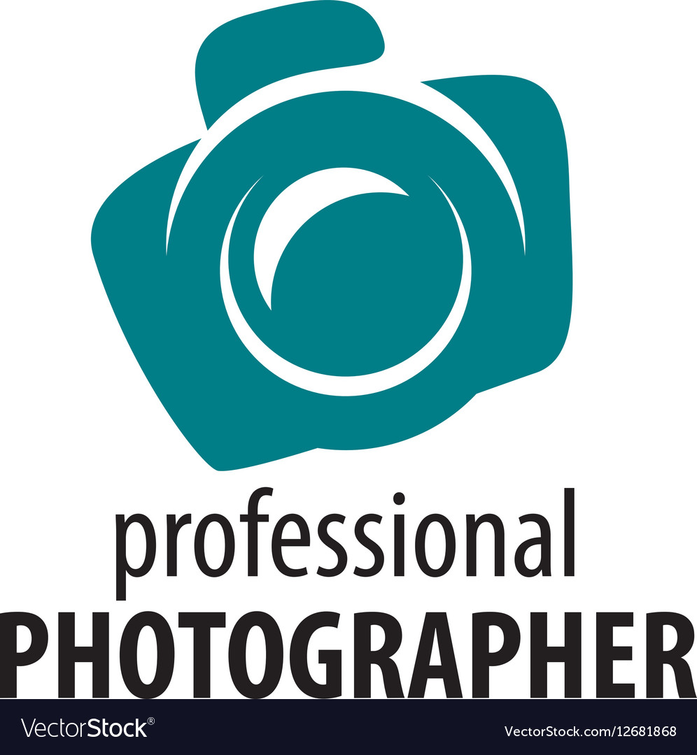 Logo Camera The Photographer Royalty Free Vector Image