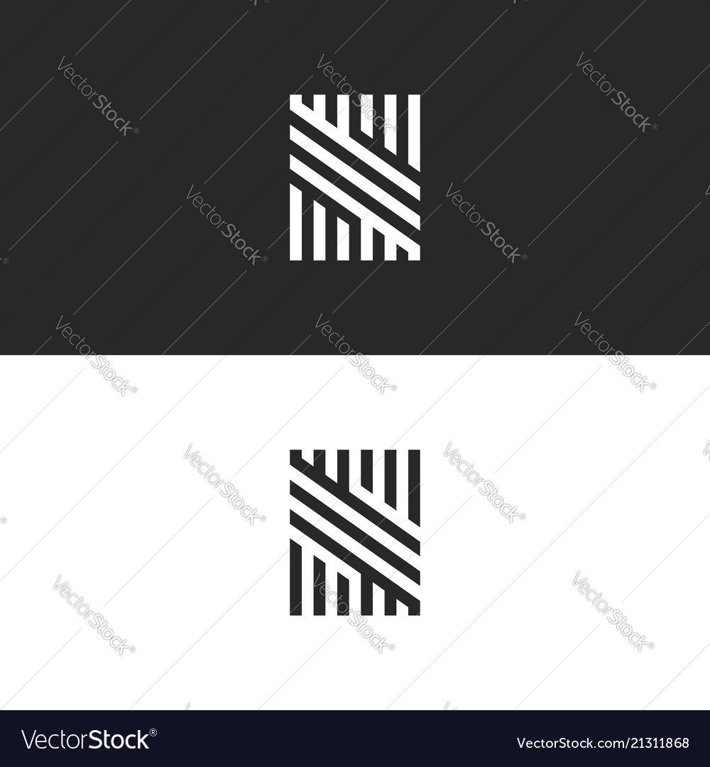 Modern hipster monogram s letter logo creative vector image Modern hipster monogram s letter logo creative
