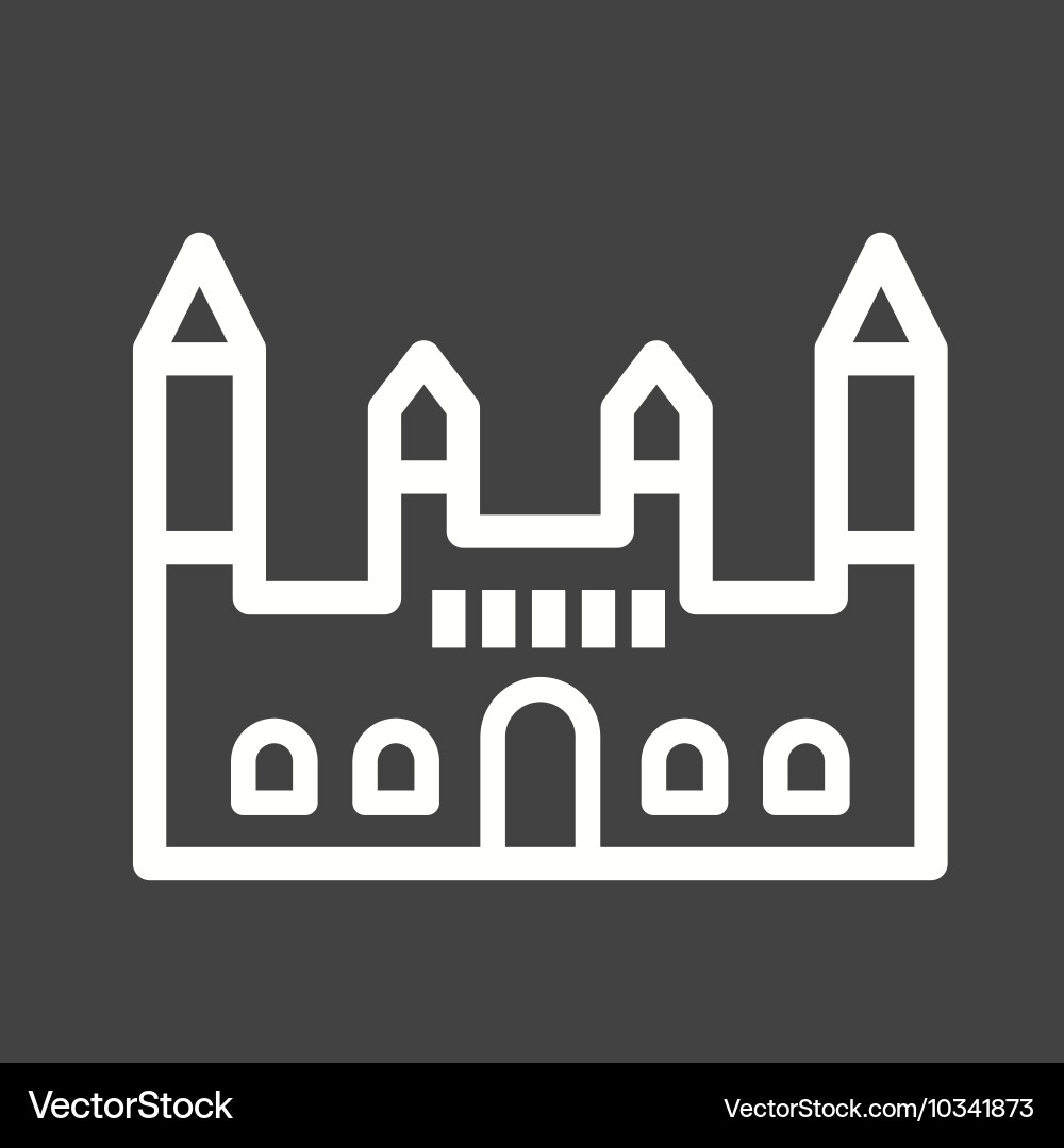 Castle Royalty Free Vector Image - VectorStock