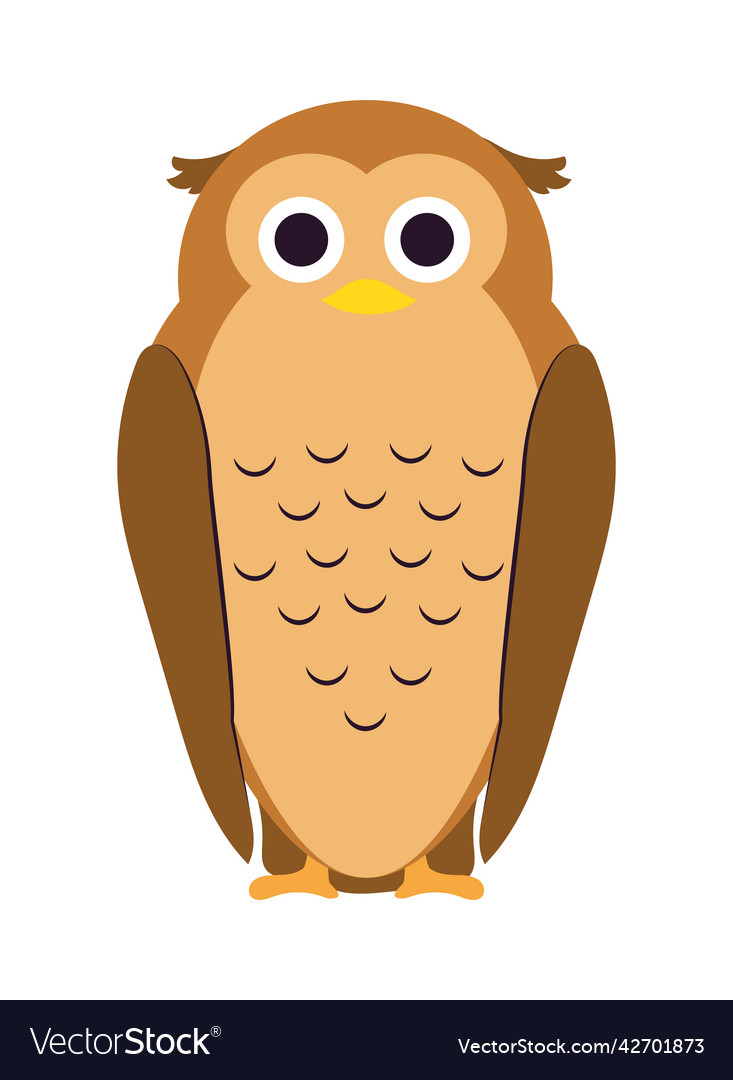 Cute owl icon Royalty Free Vector Image - VectorStock