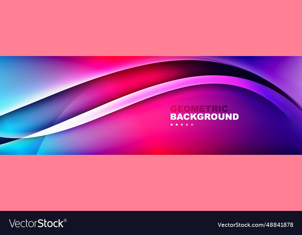 Fluid color wave abstract background digital Vector Image