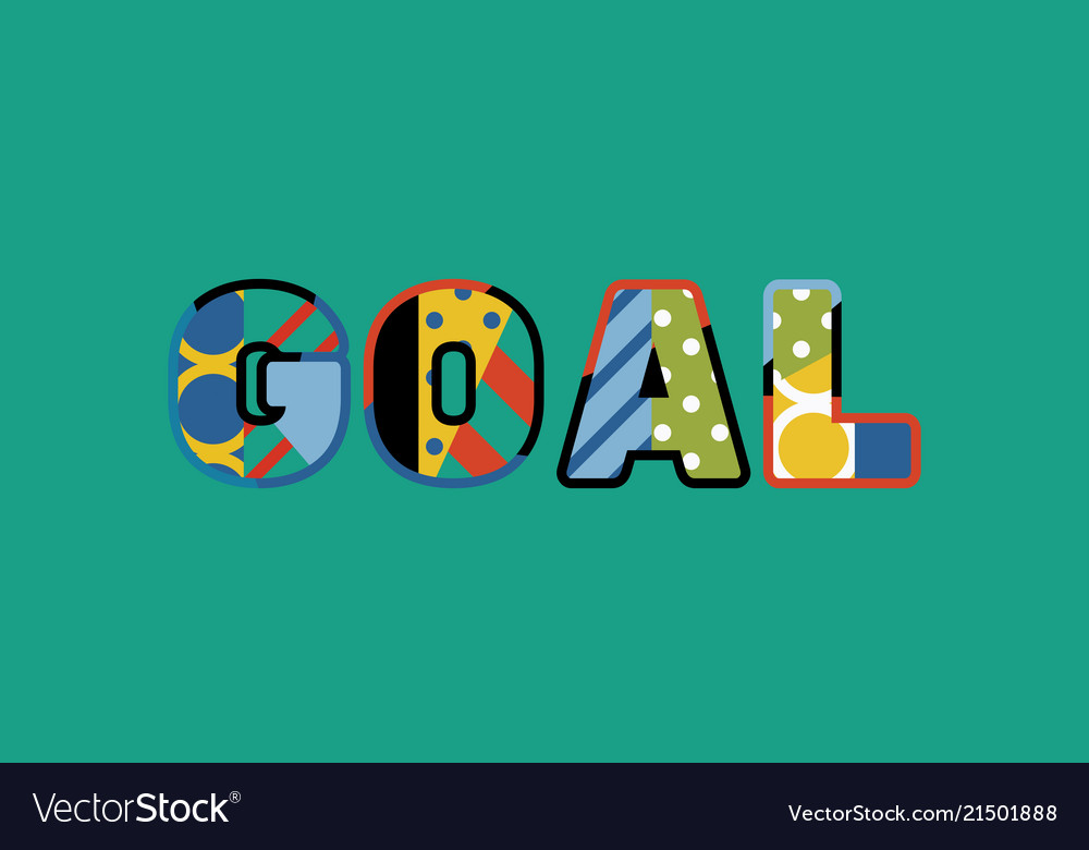 goal-concept-word-art-royalty-free-vector-image