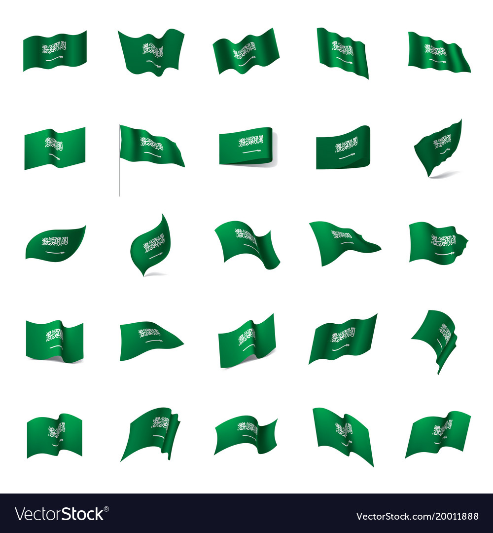 Saudi arabia flag Royalty Free Vector Image - VectorStock