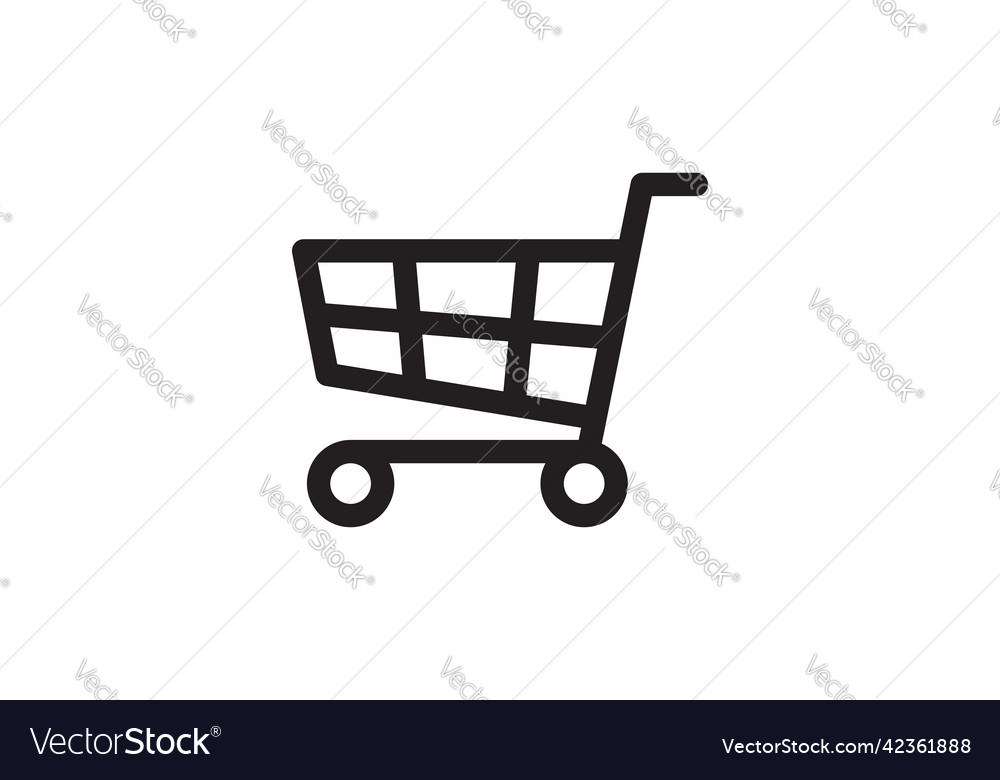 Shopping Backet Icon Buy Sign For Sale Web Site Vector Image