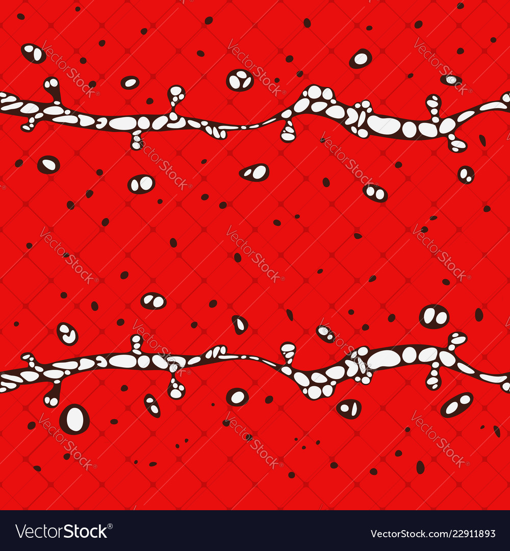 Pattern red leather green python Royalty Free Vector Image