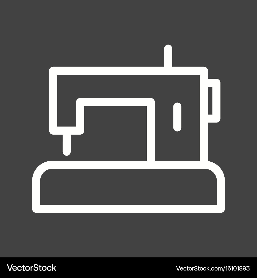 Sewing machine Royalty Free Vector Image - VectorStock