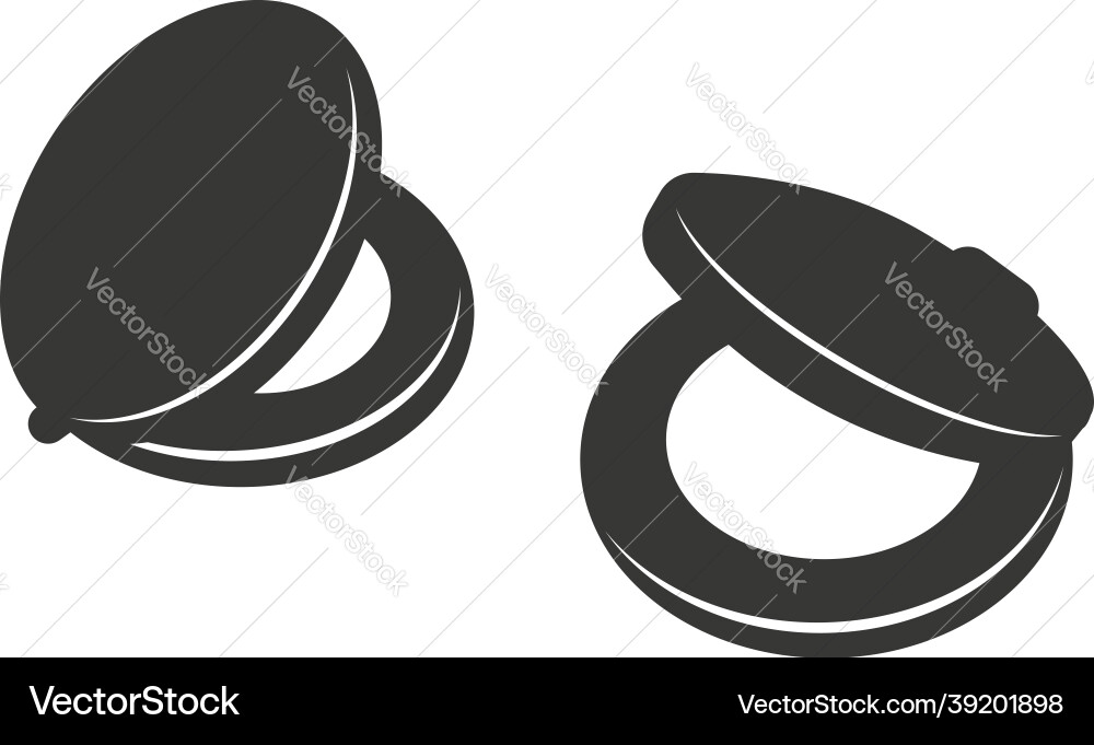 Black flat silhouette of a Royalty Free Vector