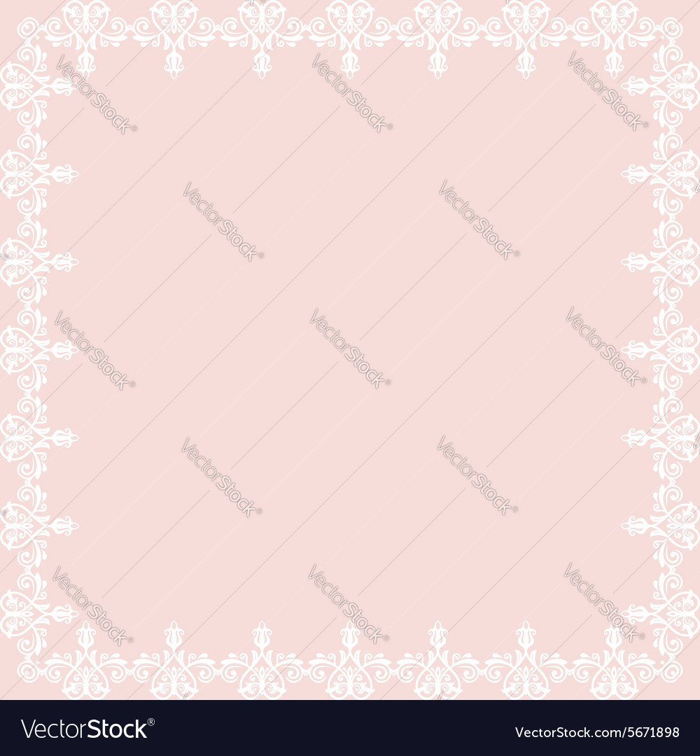 Floral Modern Frame Royalty Free Vector Image - VectorStock