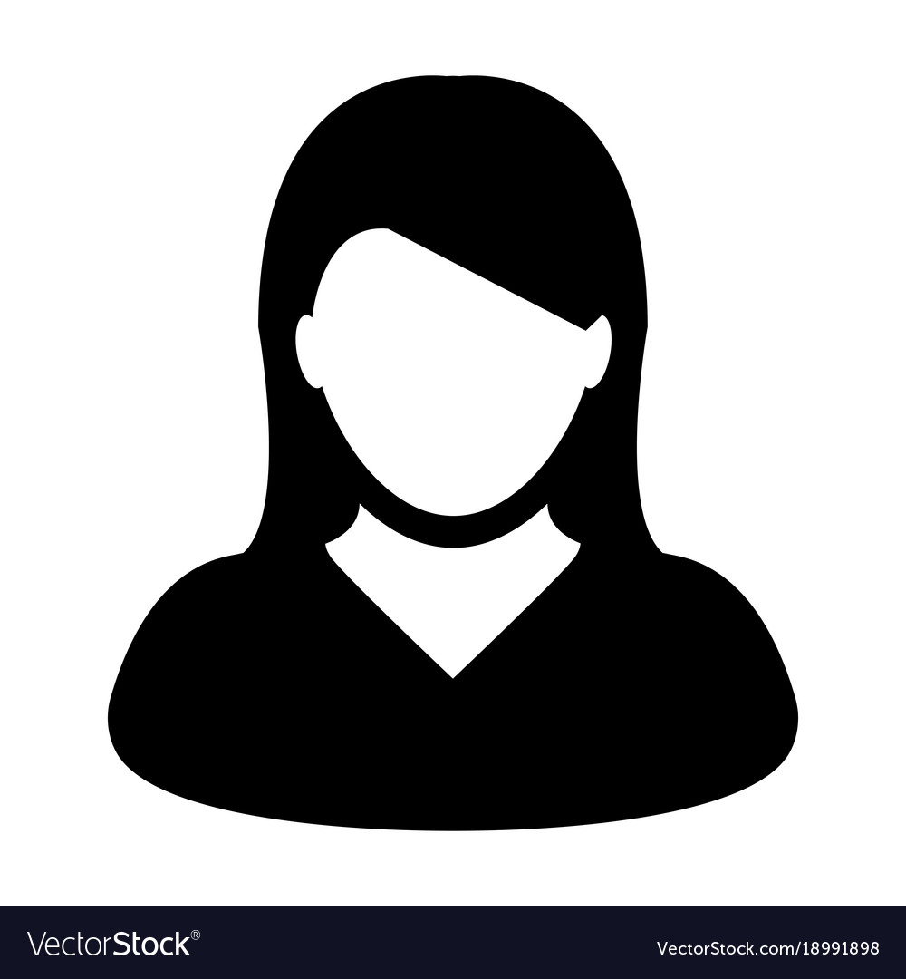 User icon female person symbol profile avatar sign