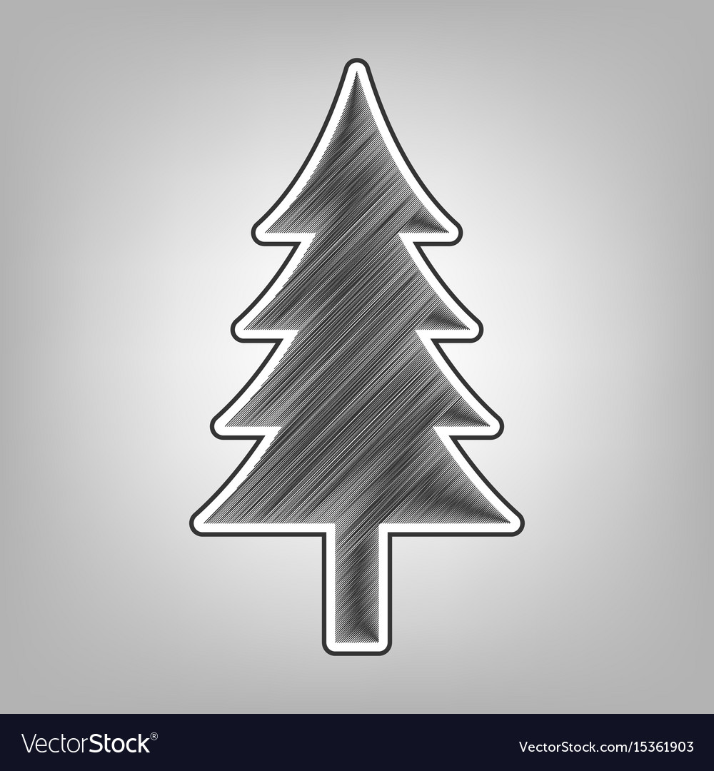 Pencil Drawings Christmas Decorations Seamless Pattern Stock Illustration  324749486 | Shutterstock