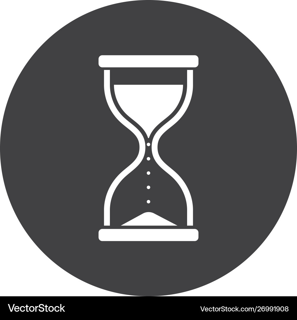 Sand clock icon design Royalty Free Vector Image