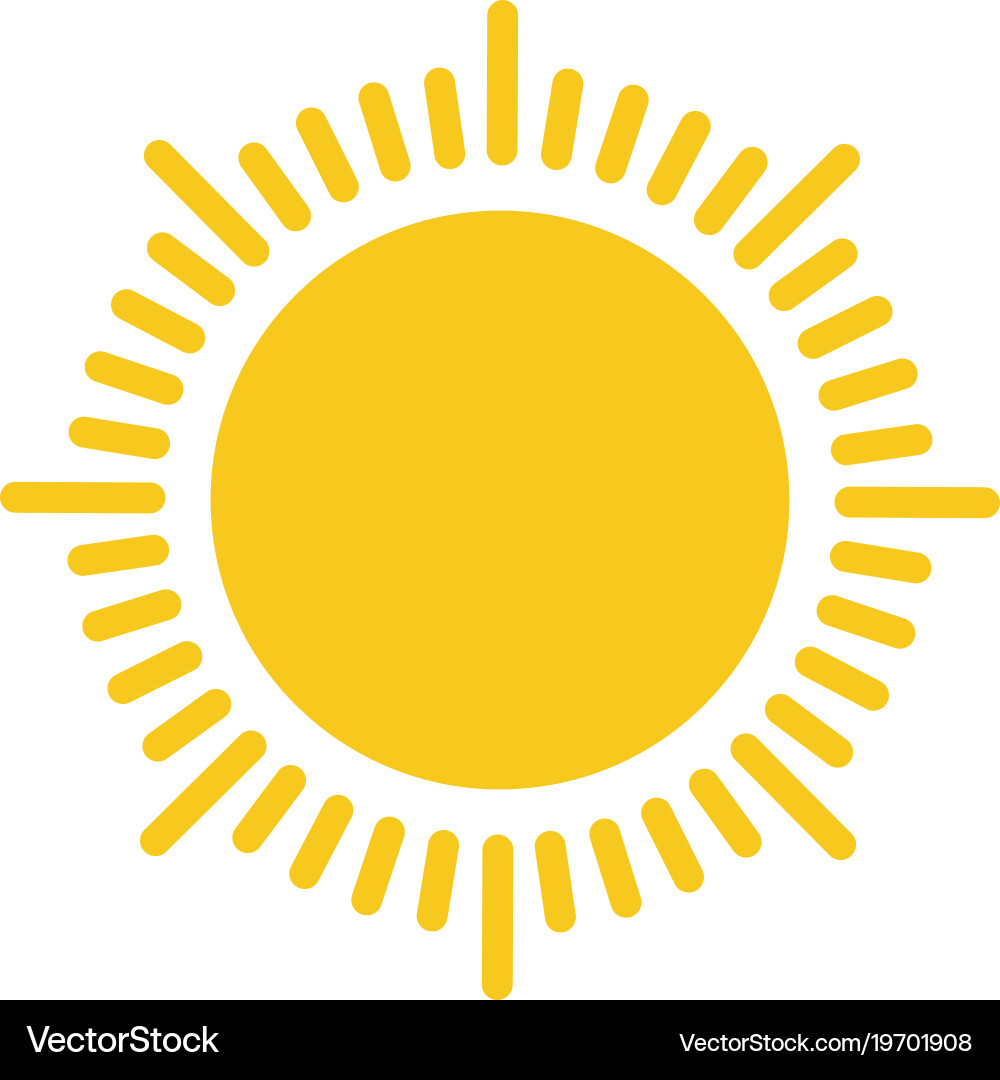 Sun logo template Royalty Free Vector Image - VectorStock