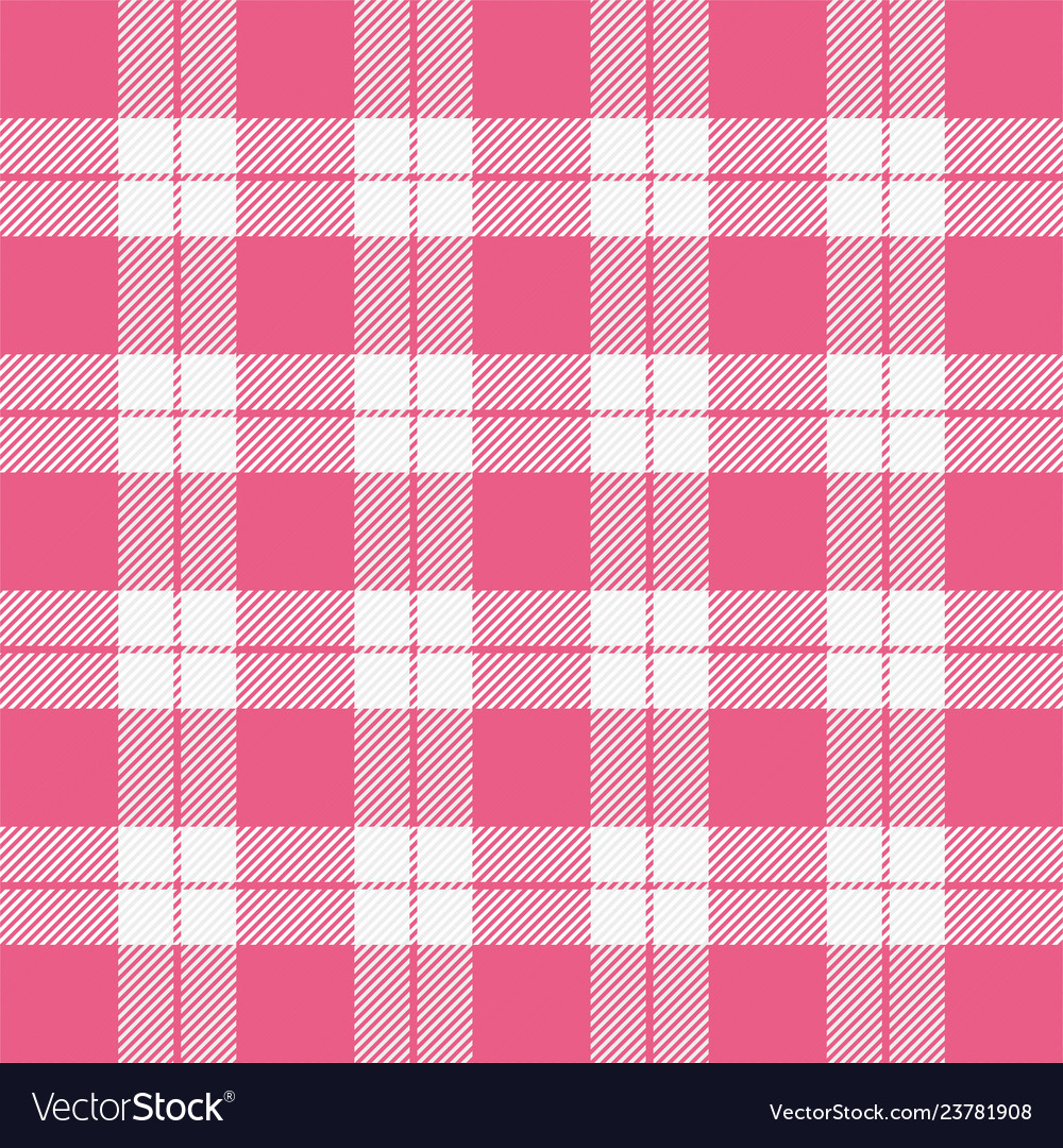 Valentine day tartan plaid pattern scottish cage Vector Image