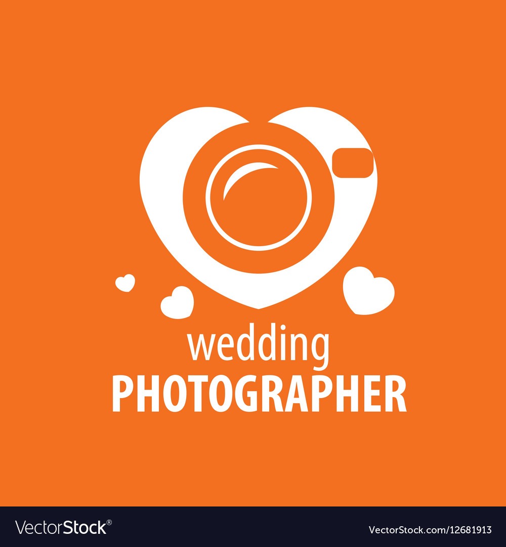 Logo camera the photographer Royalty Free Vector Image