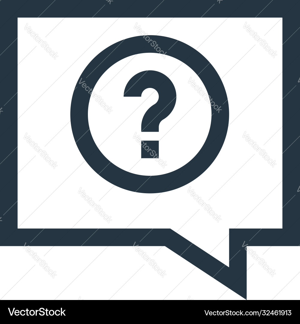 Speech bubble icon bubble editable stroke Vector Image