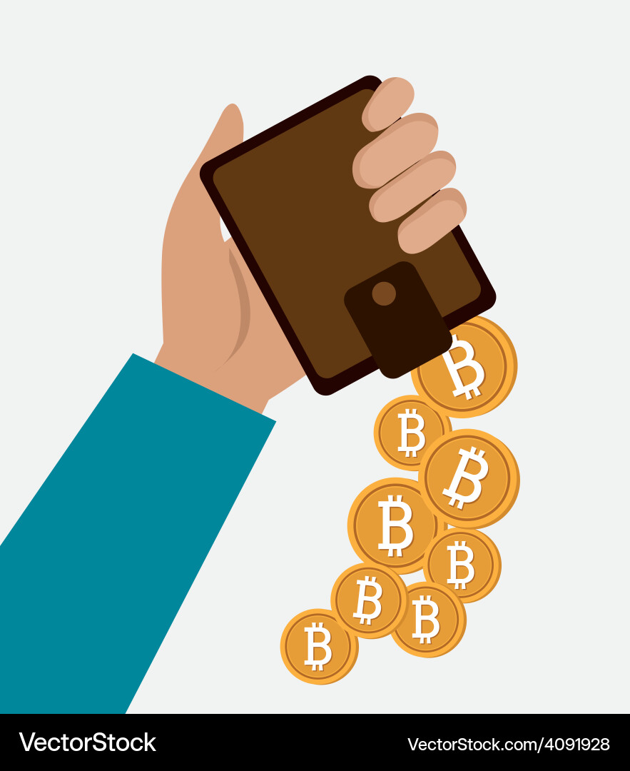 Bitcoin Vector Design Bitcoin design Royalty Free Vector Image - VectorStock