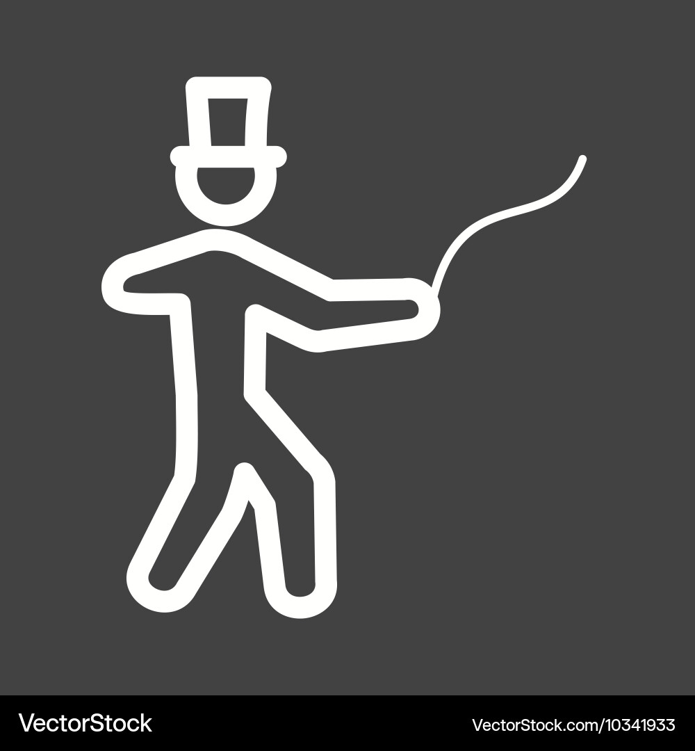 Man with ribbon Royalty Free Vector Image - VectorStock